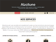 Tablet Screenshot of absilone.com